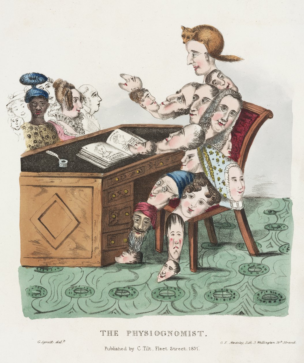 Fysiognomen, 1831 av G. Spratt