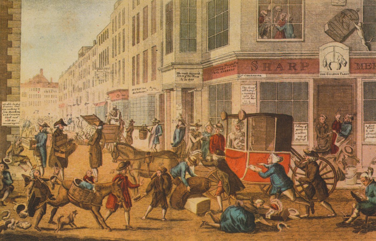 "Den moderna handelsmannen eller brittisk handels härligheter", 1774 av G Terry