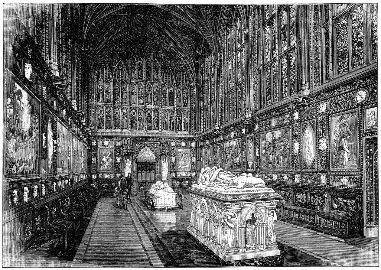 Albert Memorial Chapel, Windsor, 1900. av G. W. Wilson and Company