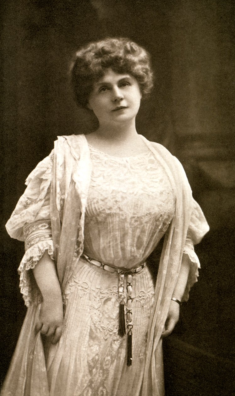 Marie Corelli, brittisk författare, 1909. av Gabell
