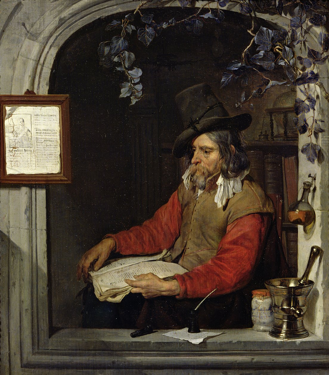 Apotekern eller, kemisten av Gabriel Metsu