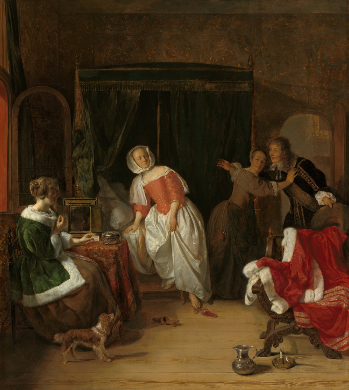 Inkräktaren av Gabriel Metsu