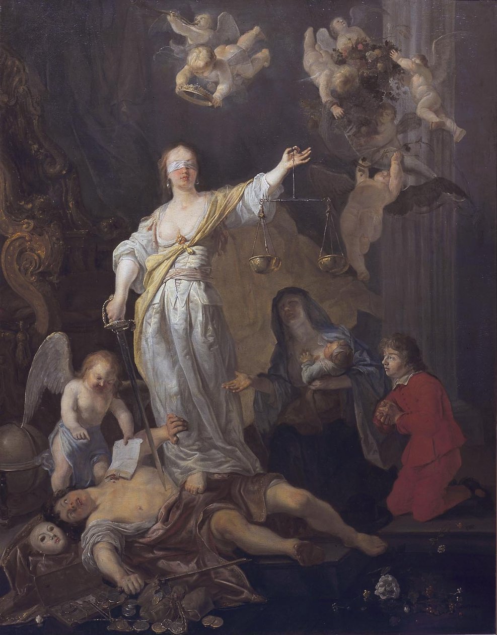 The Triumph of Justice av Gabriel Metsu