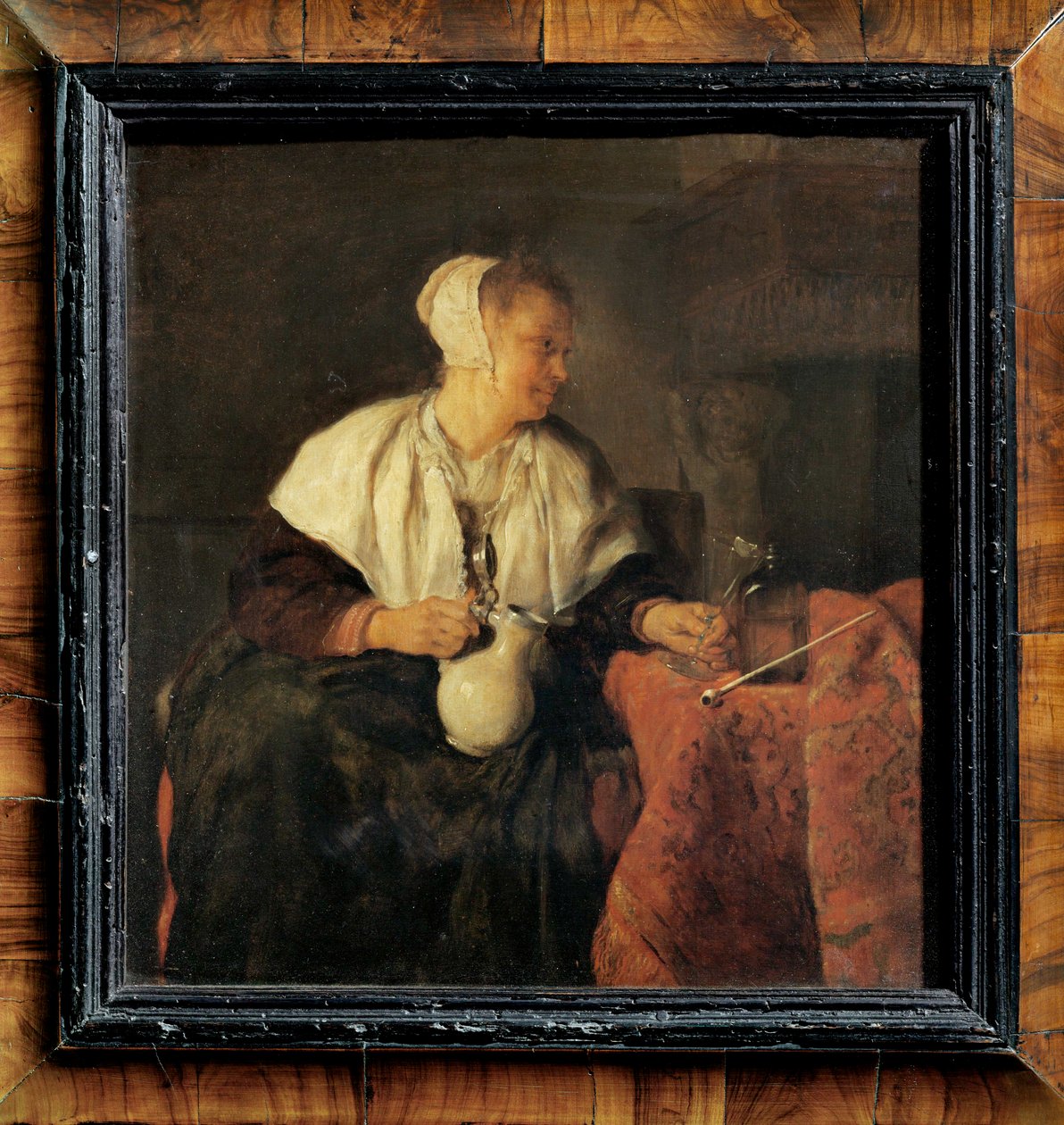 La riboteuse - det kvinnliga fyllot... av Gabriel (attr. to) Metsu