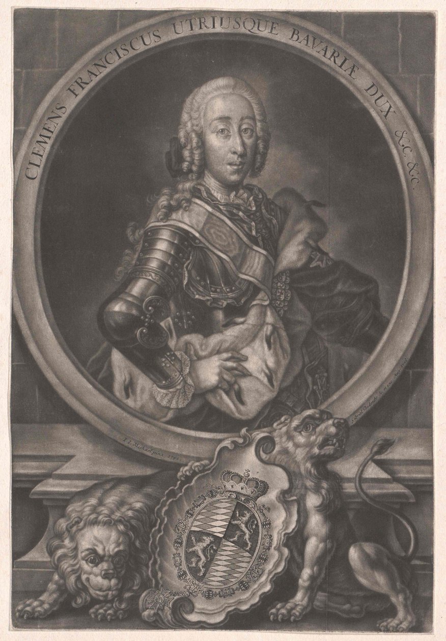 Bodenehr efter Michael - Clemens Franciskus av Bayern av Gabriel Bodenehr the Younger