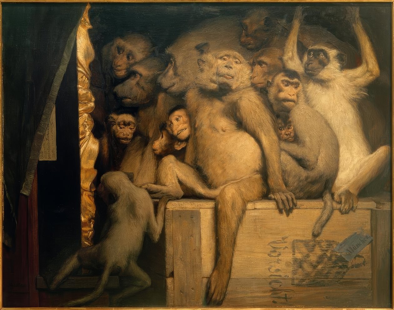 Apor som konstdomare av Gabriel Cornelius Ritter von Max
