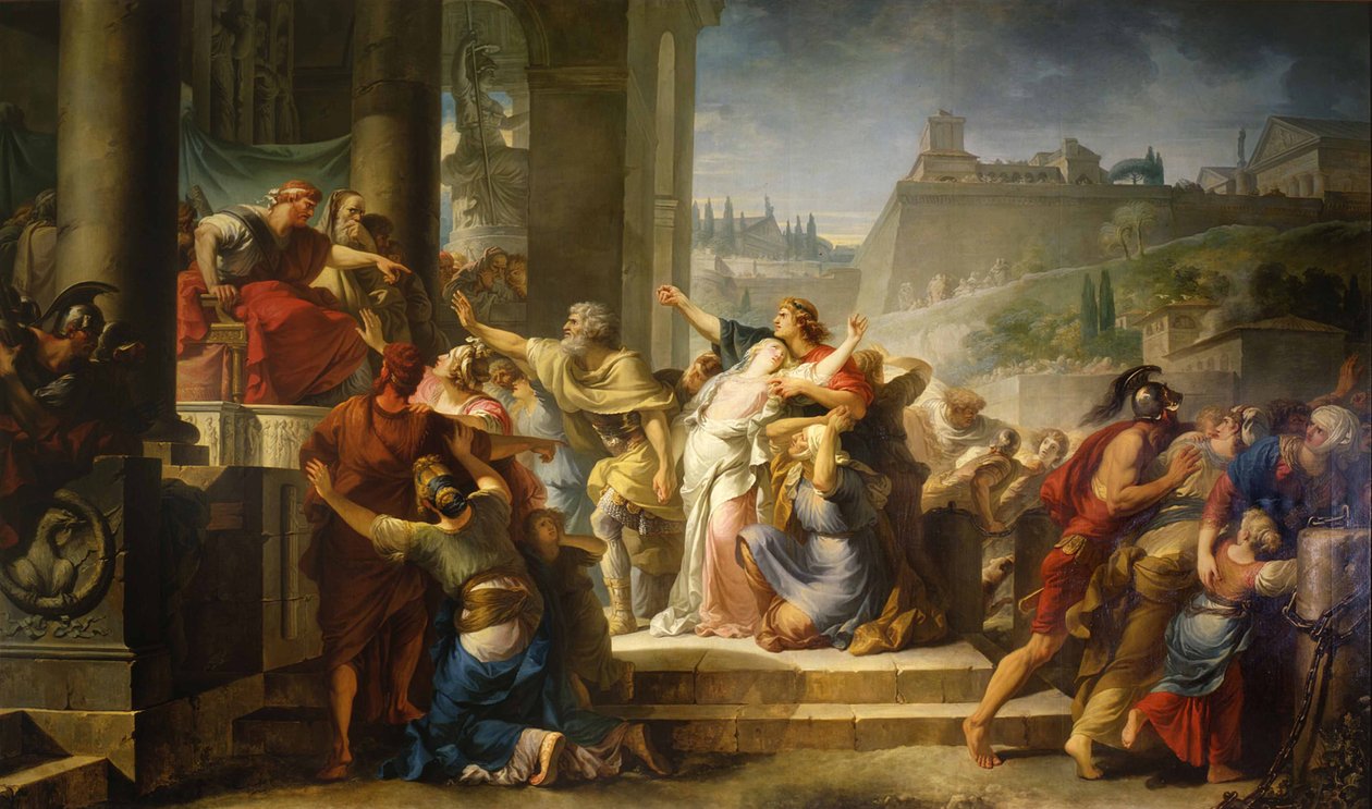 Virginias död, 1757-1759 av Gabriel Francois Doyen