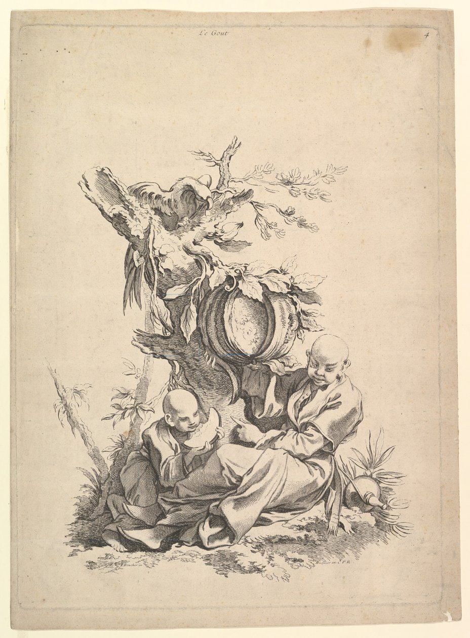 Smak, 1700-tal. av Gabriel Huquier