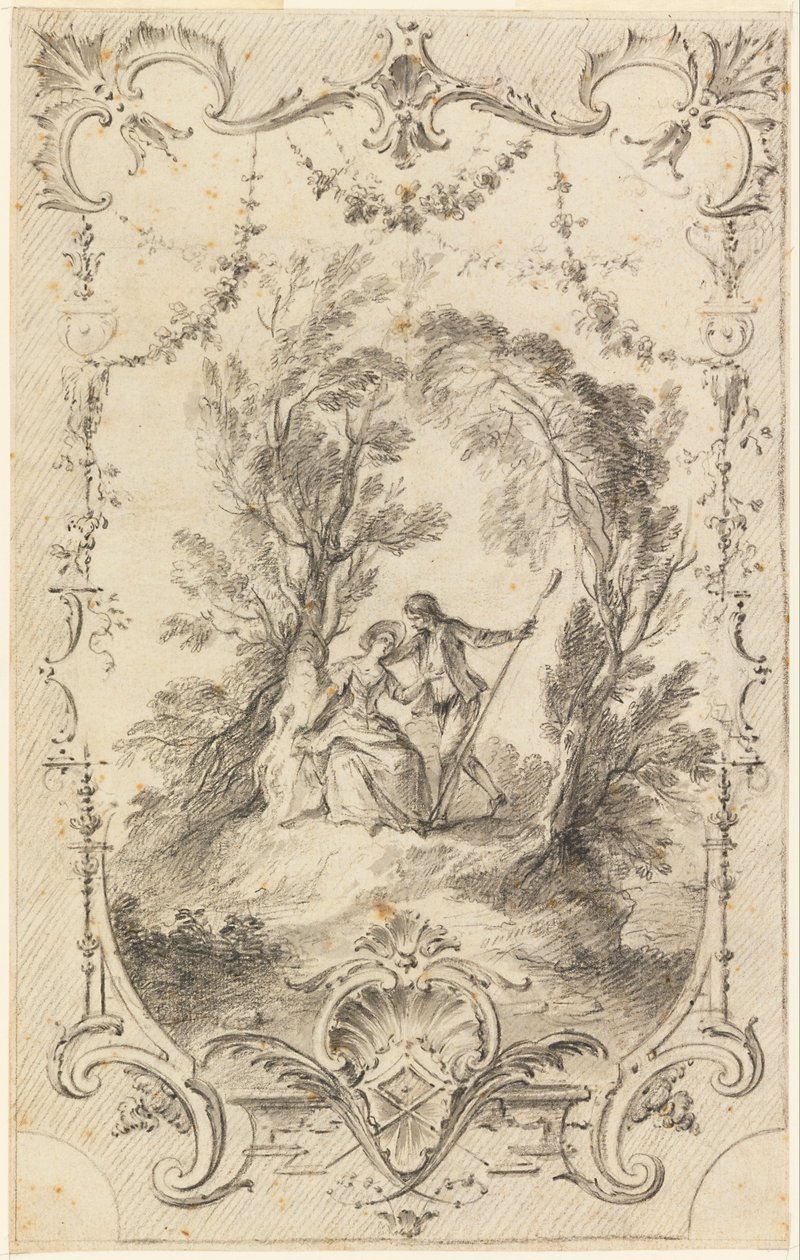 The Eagar Shepherd (Förberedande ritning till plansch 247 i L