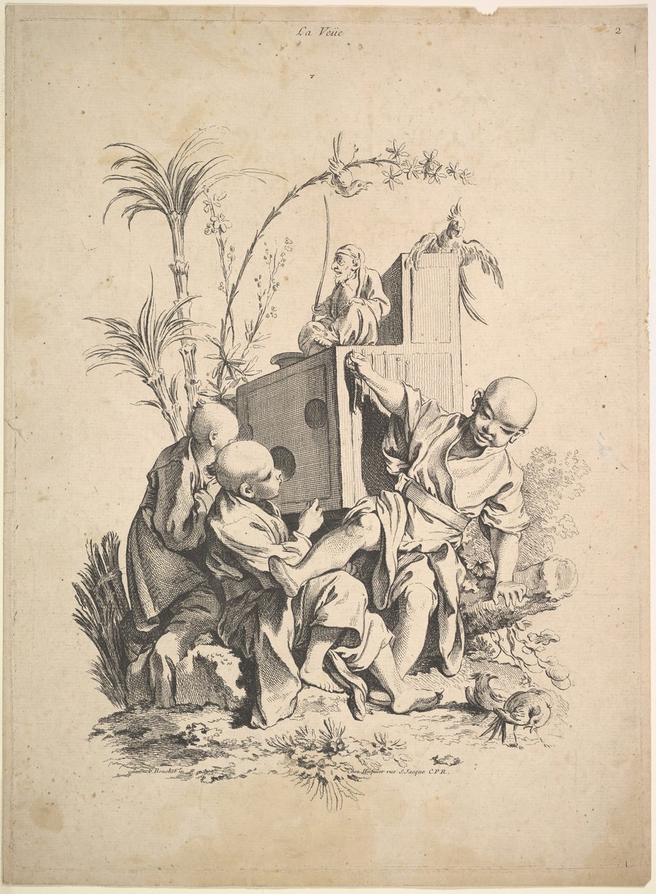 Vision, 1700-talet. av Gabriel Huquier