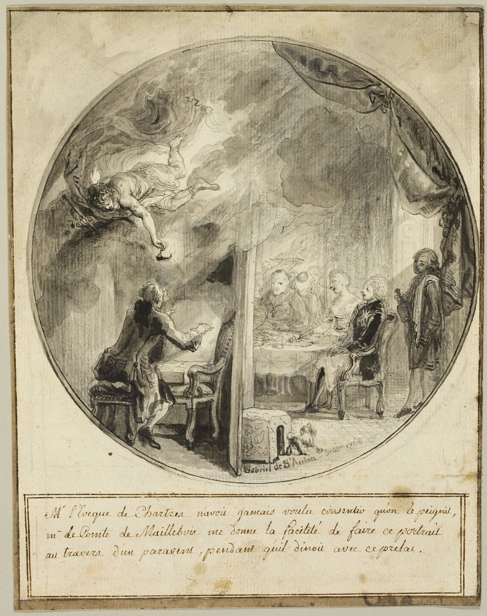 swedish av Gabriel Jacques de Saint Aubin