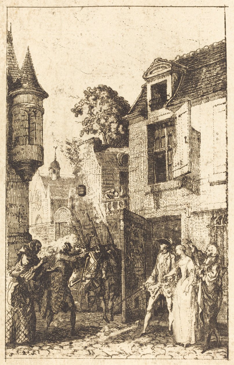 Vi tänker aldrig på allt av Gabriel Jacques de Saint Aubin