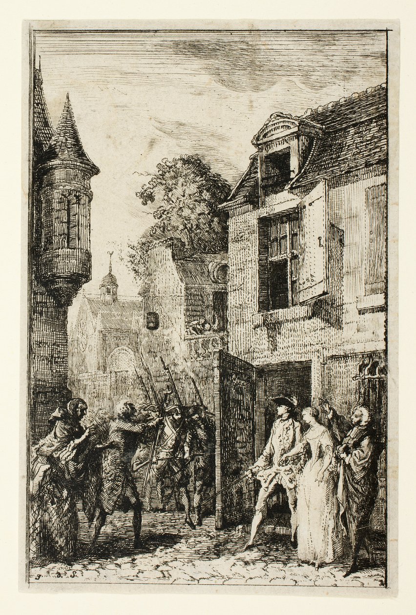 Man tänker aldrig på det alls av Gabriel Jacques de Saint Aubin