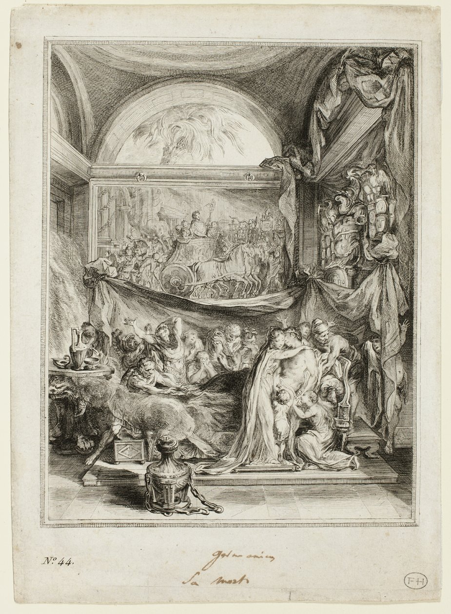Germanicus död, från Spectacle de l