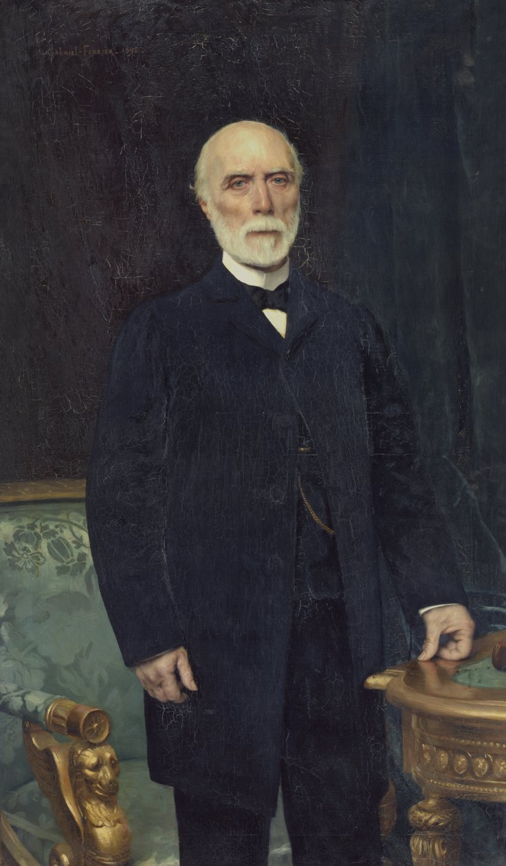 Charles-Louis de Saulces de Freycinet (1828-1923) 1894 av Gabriel Joseph Marie Augustin Ferrier