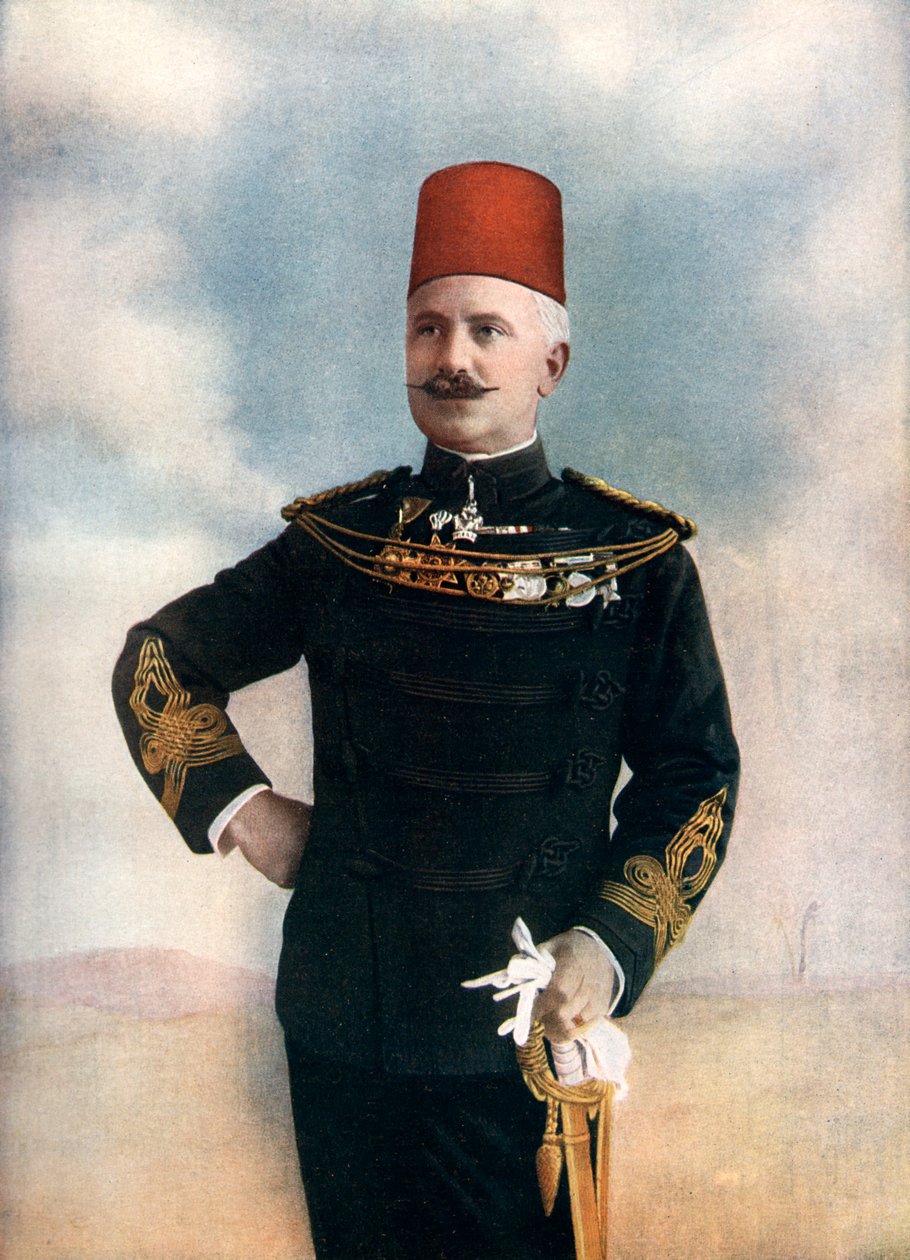 Sir Francis Reginald Wingate, brittisk general och administratör i Sudan, 1902. av Gabriel Lekegian