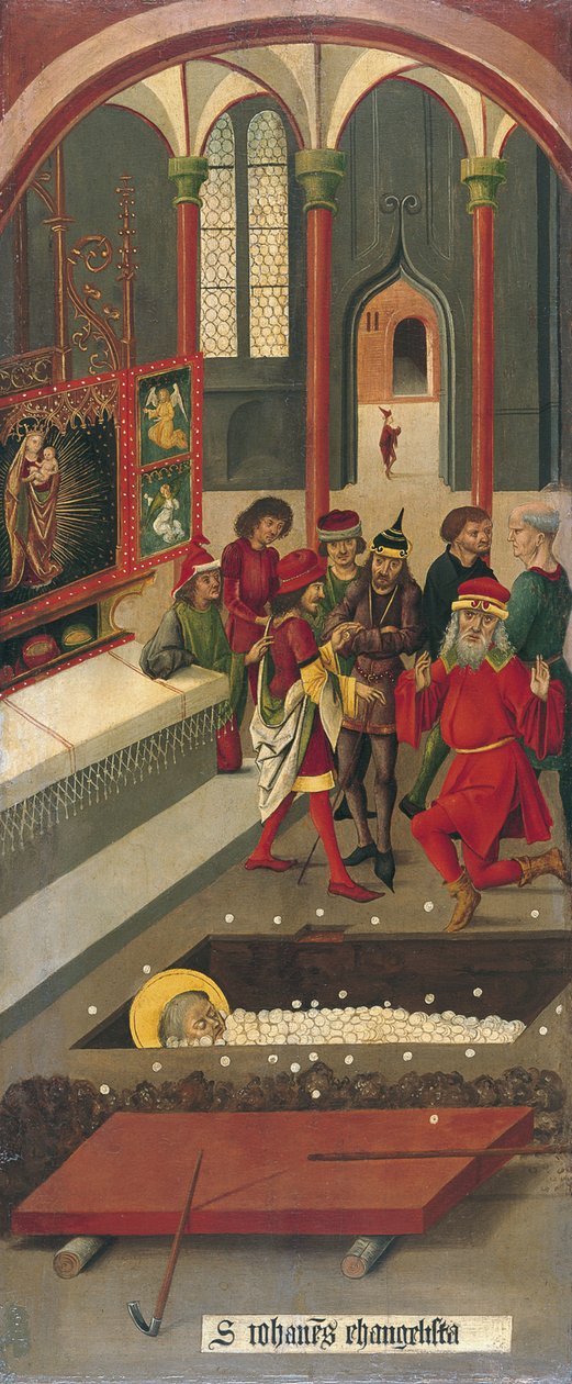 Värdens mirakel vid Johannesgraven, 1478 av Gabriel Mälesskircher