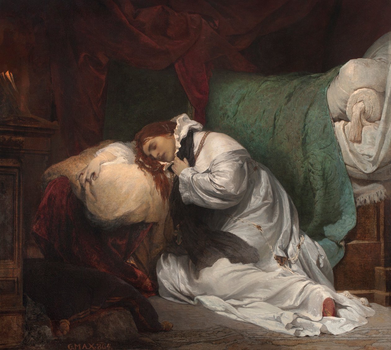 Martyrskapet av St. Ludmilla, 1864 av Gabriel Max