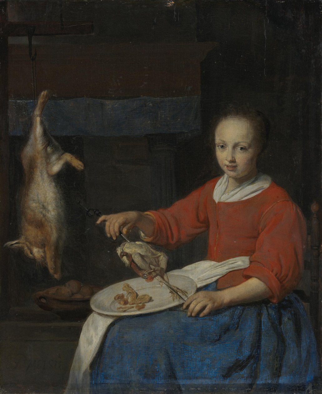Kokerskan av Gabriel Metsu