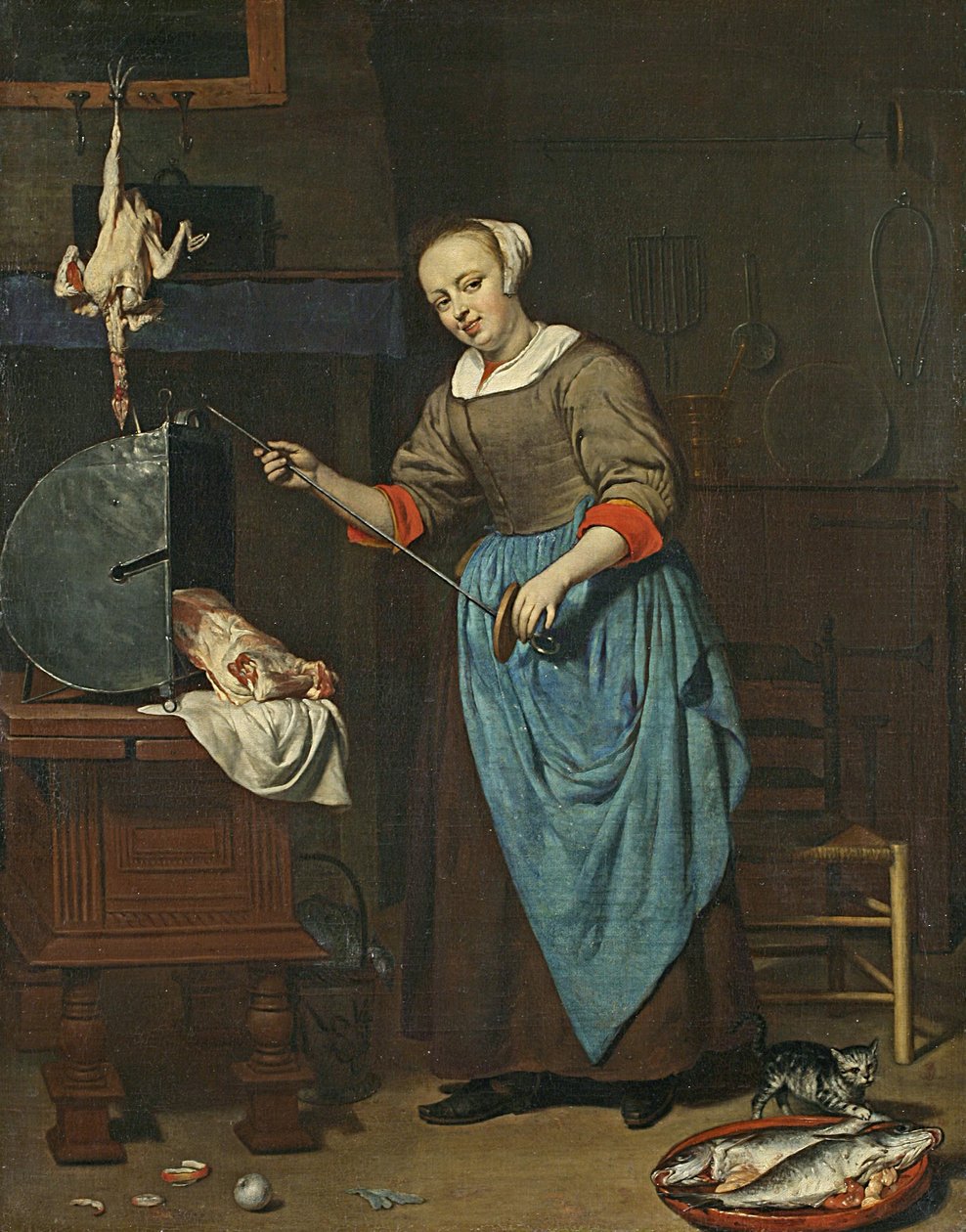 Kokerskan av Gabriel Metsu