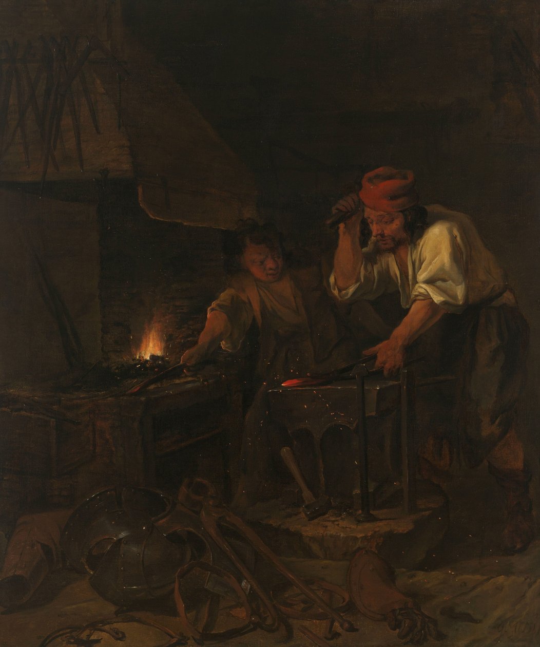 Vapenslagaren av Gabriel Metsu