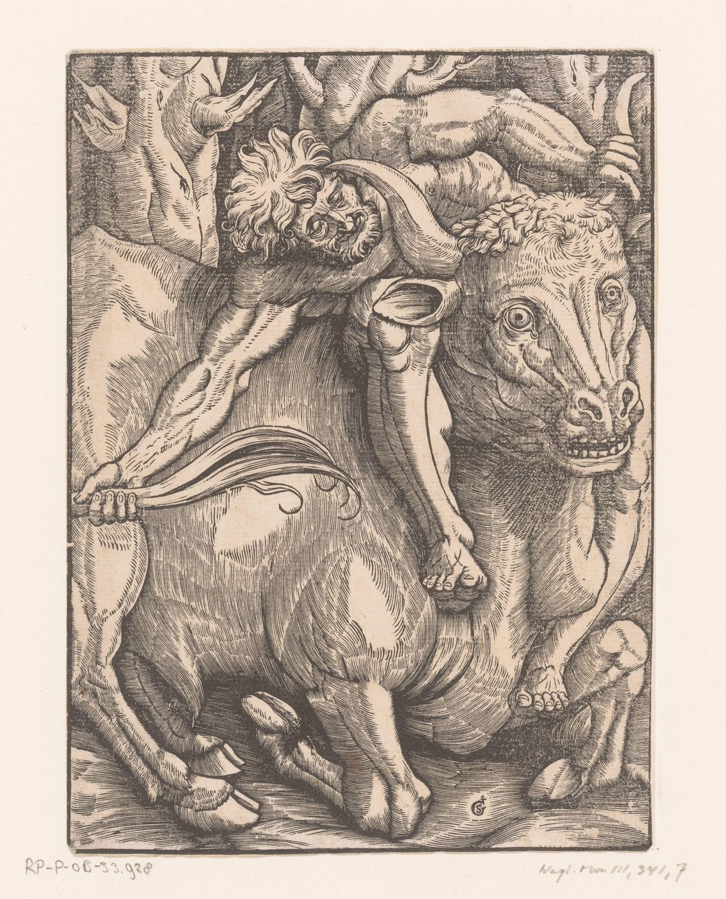 Hercules brottas med Achelous Labours of Hercules (serietitel) av Gabriel Salmon