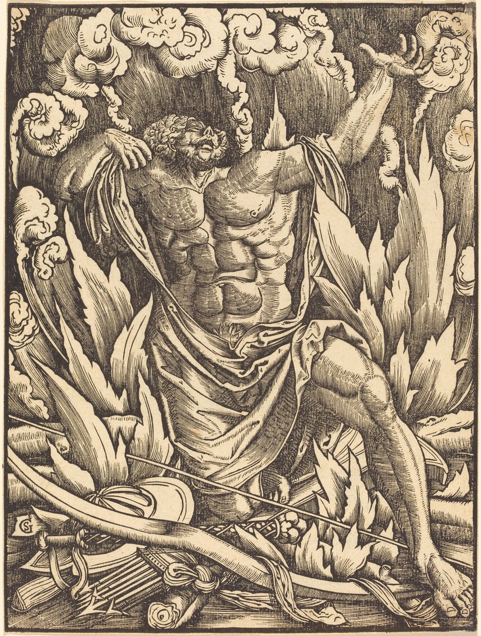 Herkules död av Gabriel Salmon