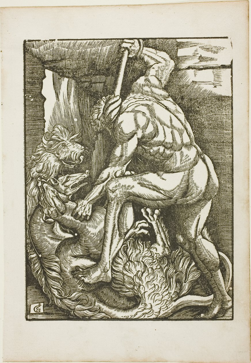 The Labours of Hercules: Att föra Cerberus från den lägre världen av Gabriel Salmon