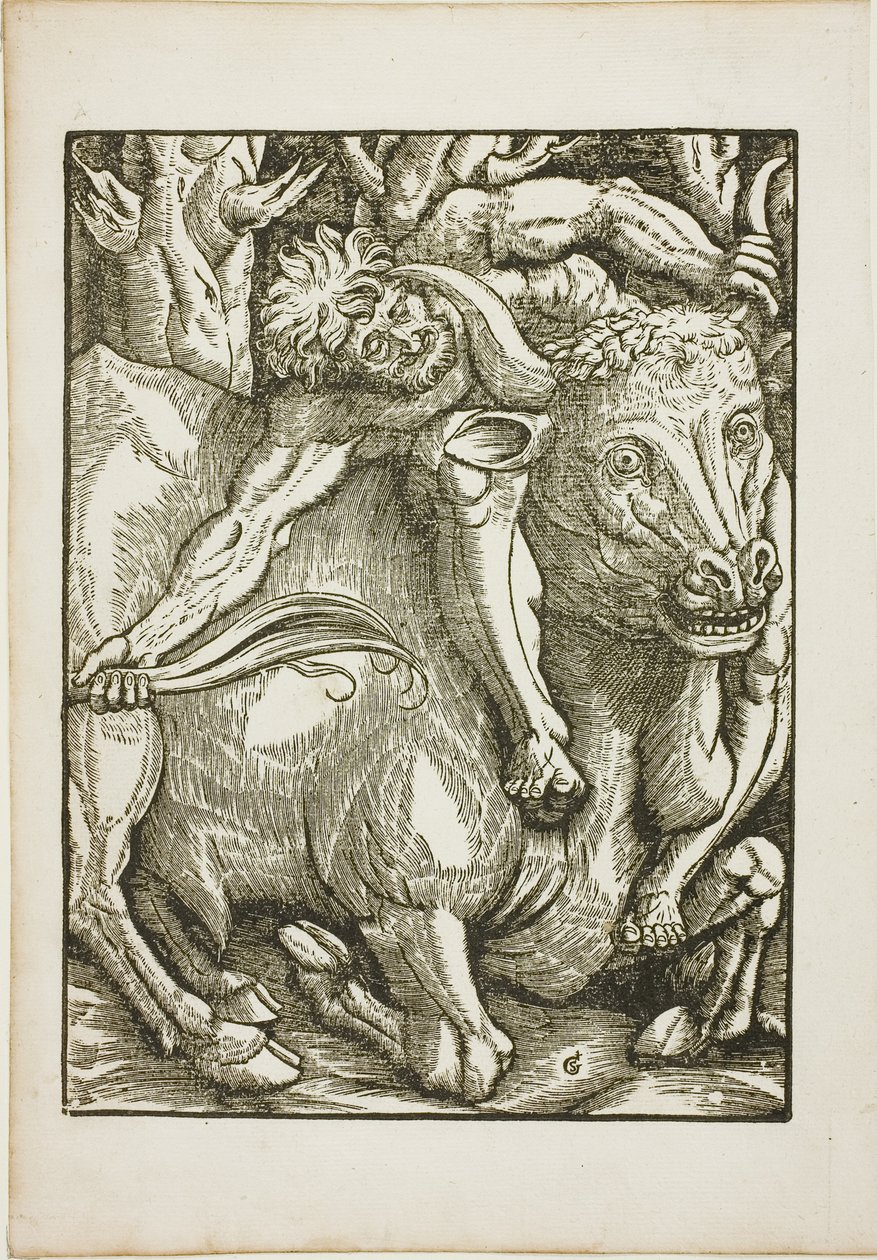 The Labors of Hercules: Hercules Capture of the Cretan Bull av Gabriel Salmon