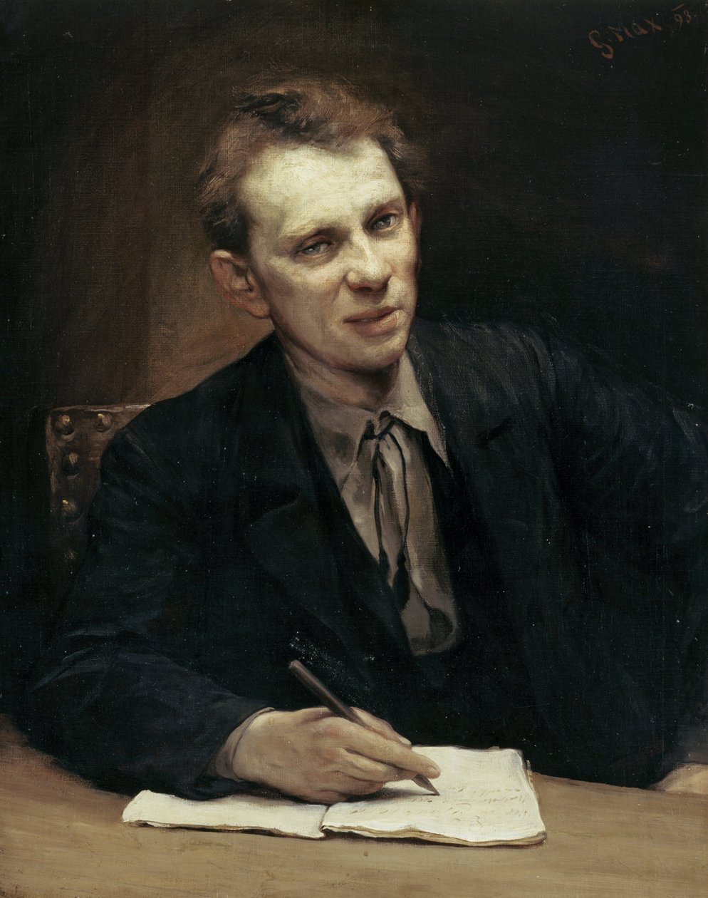Hovskådespelaren Alois Wohlmuth av Gabriel von Max