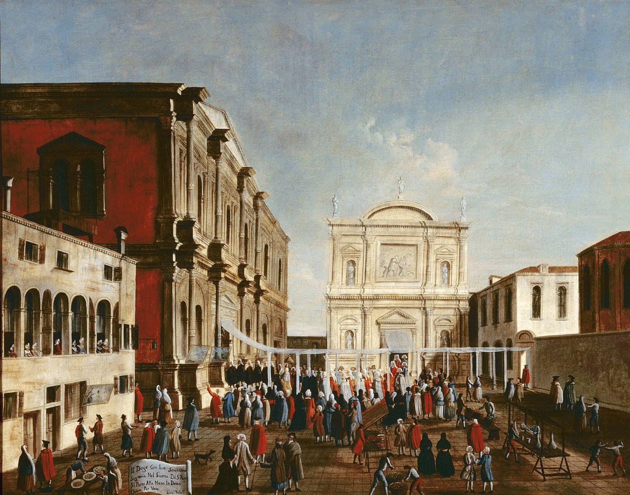 Dogen besöker Chiesa di S. Rocco av Gabriele Bella