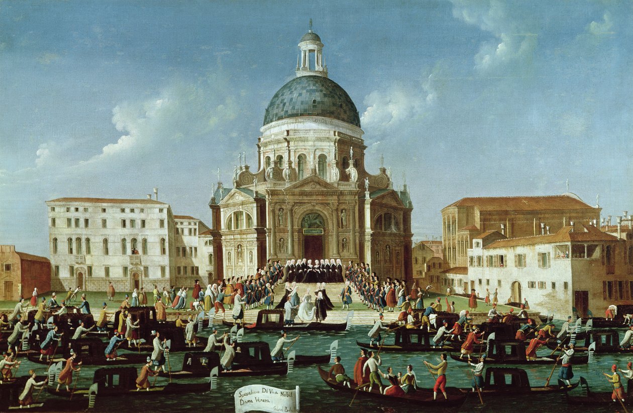 En venetiansk adelsdams bröllop av Gabriele Bella