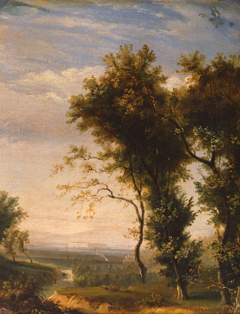 Caserta Park (olja på duk) av Gabriele Smargiassi
