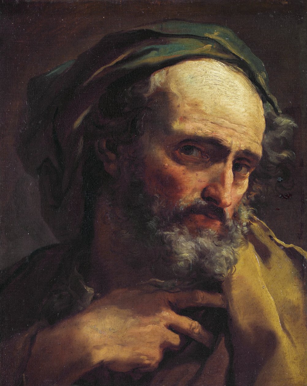 Study of a Bearded Man av Gaetano Gandolfi