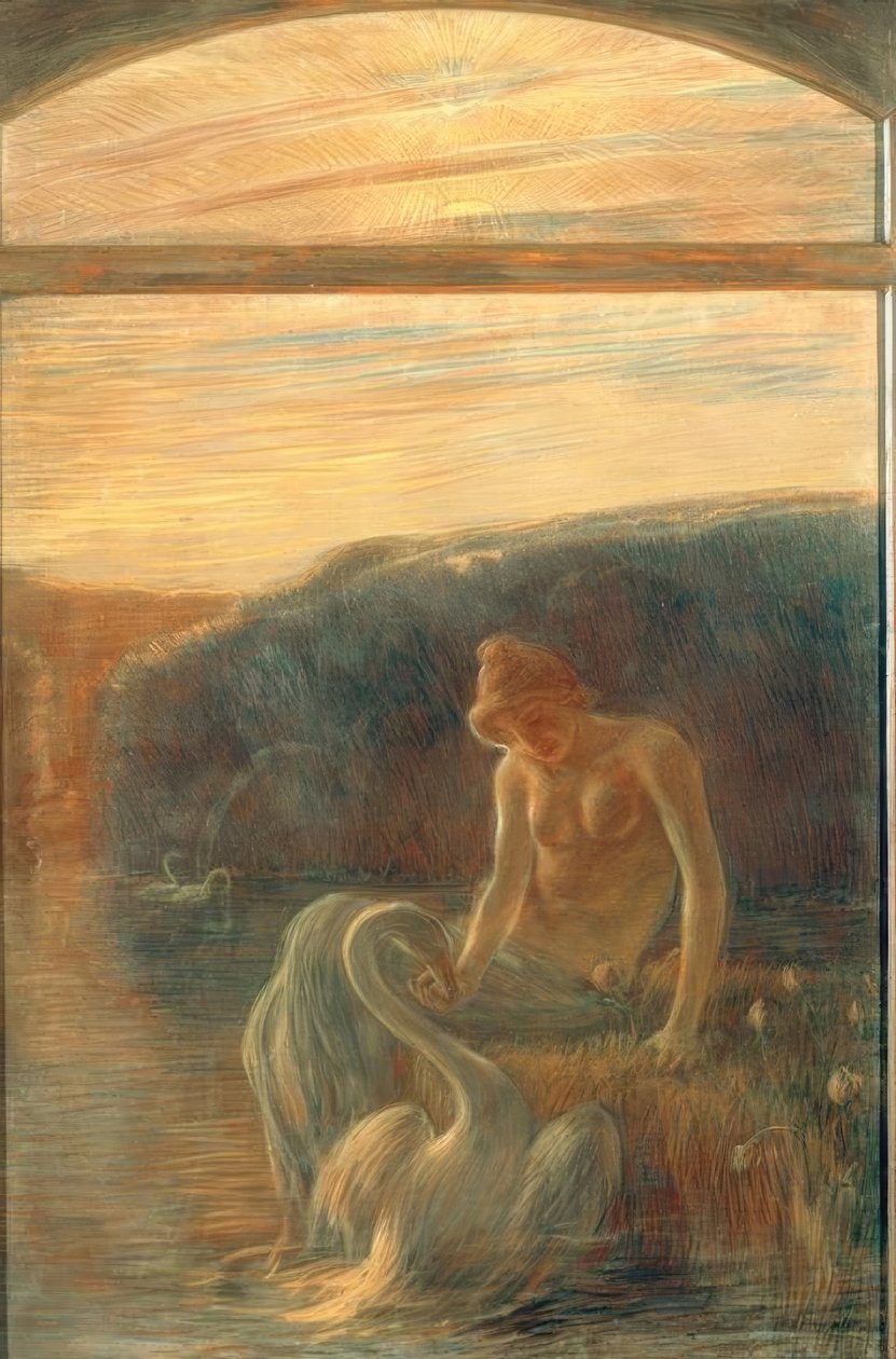 Leda av Gaetano Previati