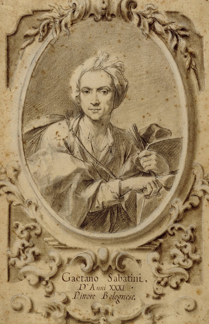 Självporträtt av Gaetano Sabatini