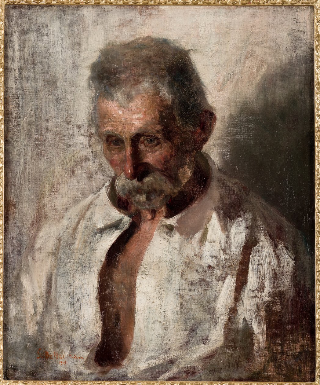 Porträtt av en gammal man av Gaetano Bellei
