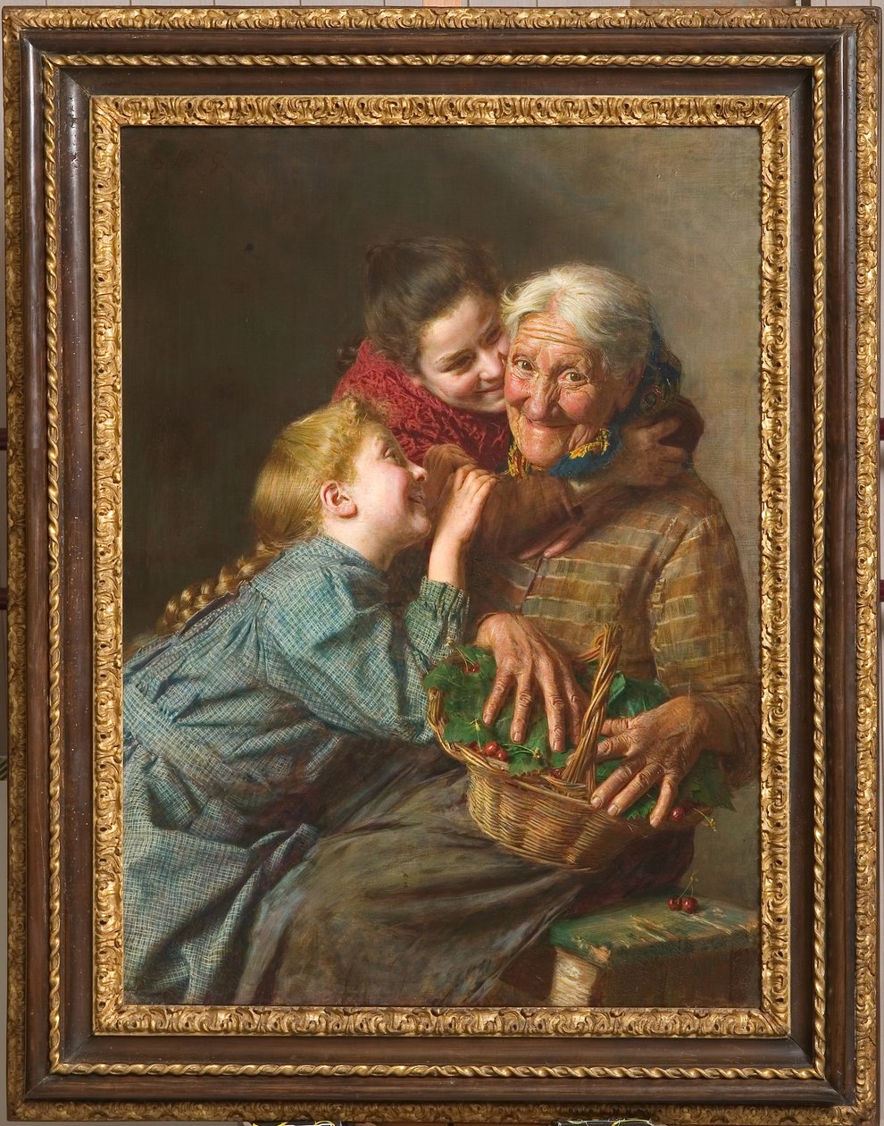 The Welcome Guest 1882 (olja på duk) av Gaetano Bellei