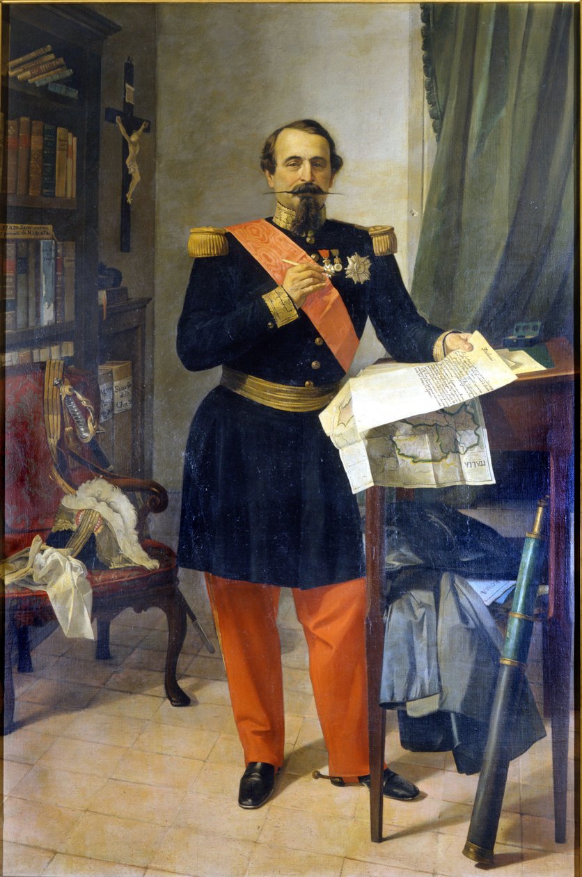Napoleon III. Målning av Gaetano Belvederi. 1800-talet. Bologna av Gaetano Belvederi