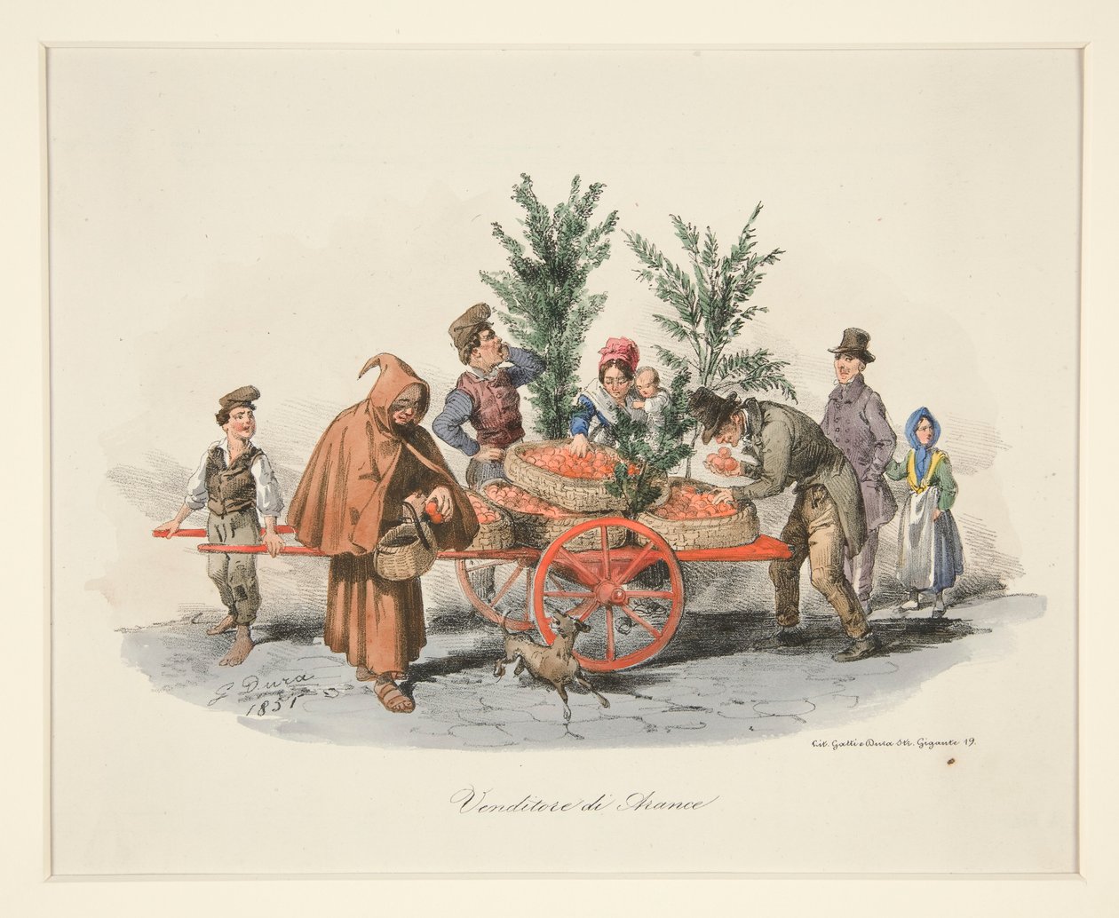 Orange Vendor (The Orange Vendor) av Gaetano Dura
