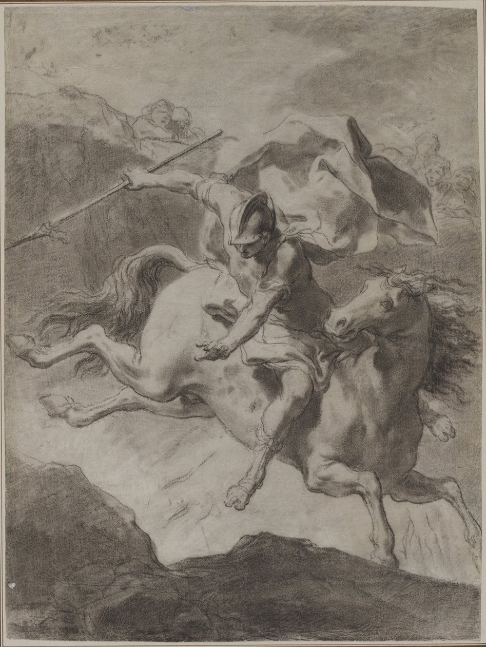 Marcus Curtius död av Gaetano Gandolfi