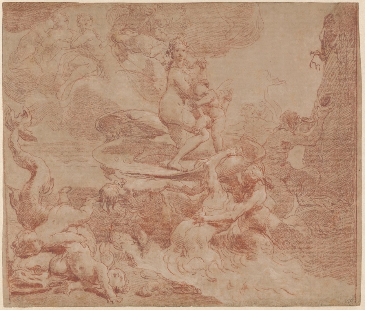 Venus födelse av Gaetano Gandolfi