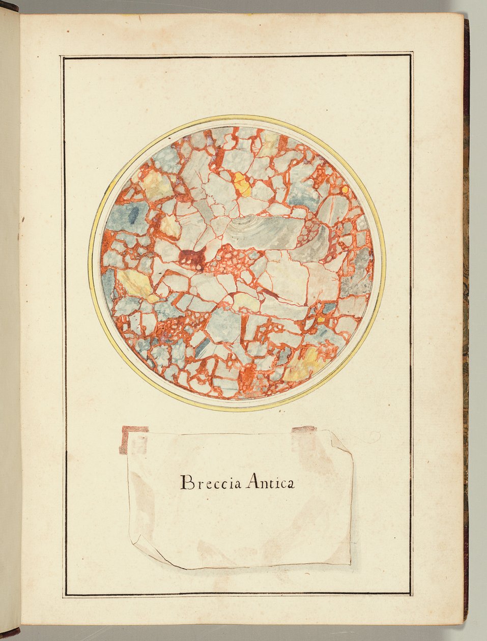 Breccia Antica, från olika stensorter, Italien av Gaetano Piccini