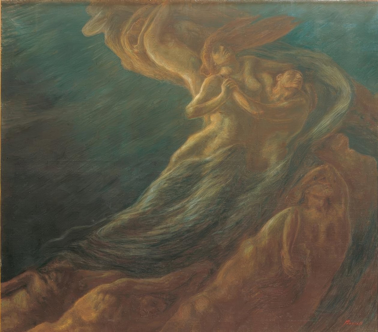 Paolo och Francesca av Gaetano Previati