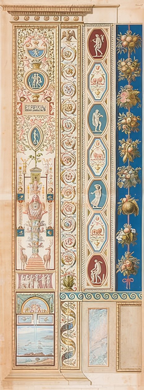 Pilaster Loggia VI (dekoration med Diana från Efesos) av Gaetano Savorelli