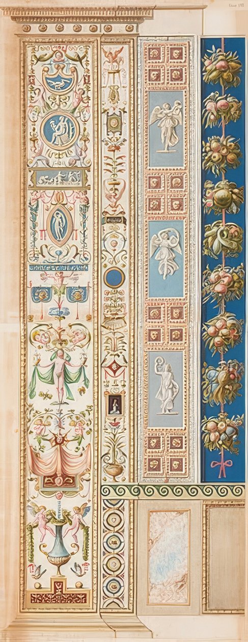Pilaster Loggia XII (prydnad som växer ur ett kärl) av Gaetano Savorelli