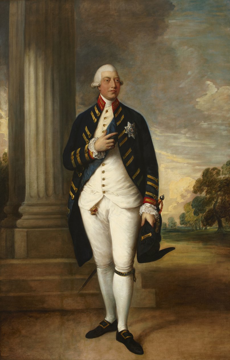 Georg III, ca 1790 av Gainsborough Dupont