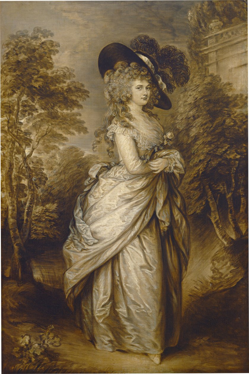 Georgiana, hertiginna av Devonshire av Gainsborough Dupont