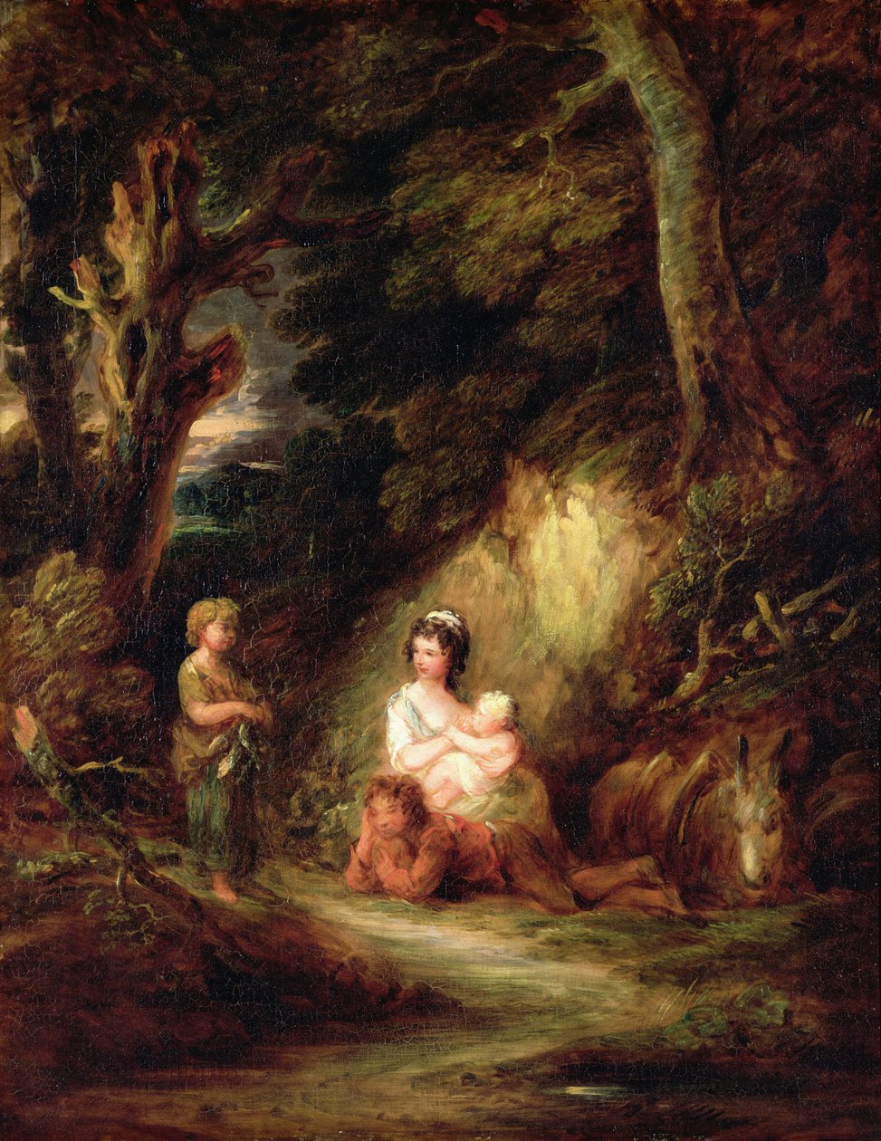 Zigenarläger, ca 1788-92 av Gainsborough Dupont