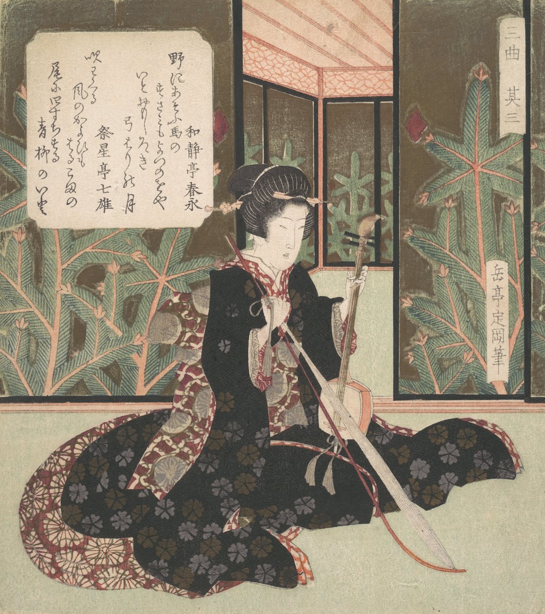 Trio, del tre, 1786-1868. av Gakutei